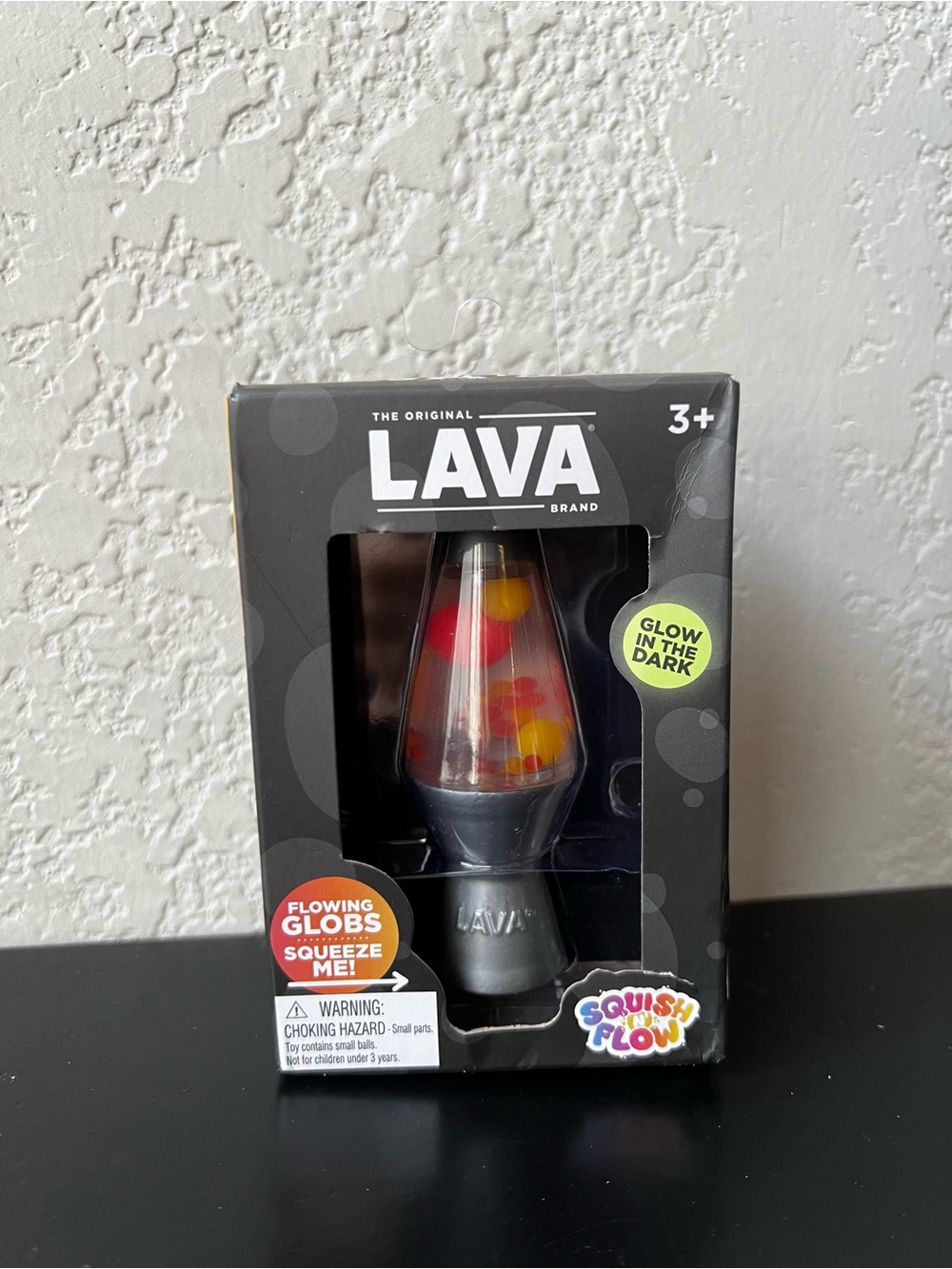 Schylling Lava Squish N Flow Lava Lamp Needoh Glow In The Dark - Viral NWT